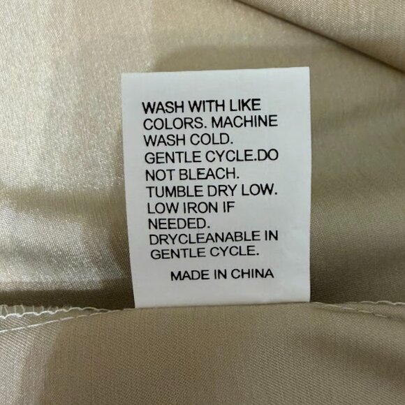 Women’s Satin 2-Piece Sleepwear Set – Champagne Nightgown & Matching Robe - Picture 11 of 11